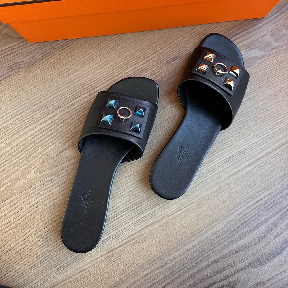 Hermes Dune Sandals - 37